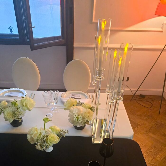 Candelabru Sfesnic Brate Cristal