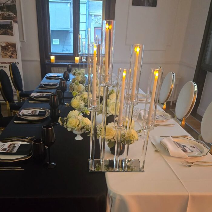 Candelabru Sfesnic Brate Cristal