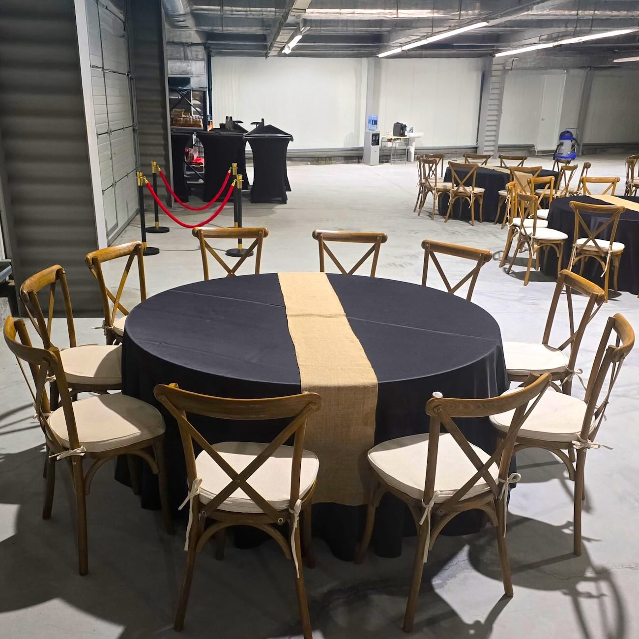 Fata de masa Neagra pentru Evenimente Fata de masa Neagra pentru Evenimente