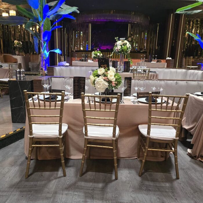 Fata de masa dreptunghiulara Cappuccino evenimente