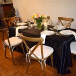 Fata de masa evenimente neagra