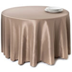 Fata de masa rotunda Cappuccino evenimente