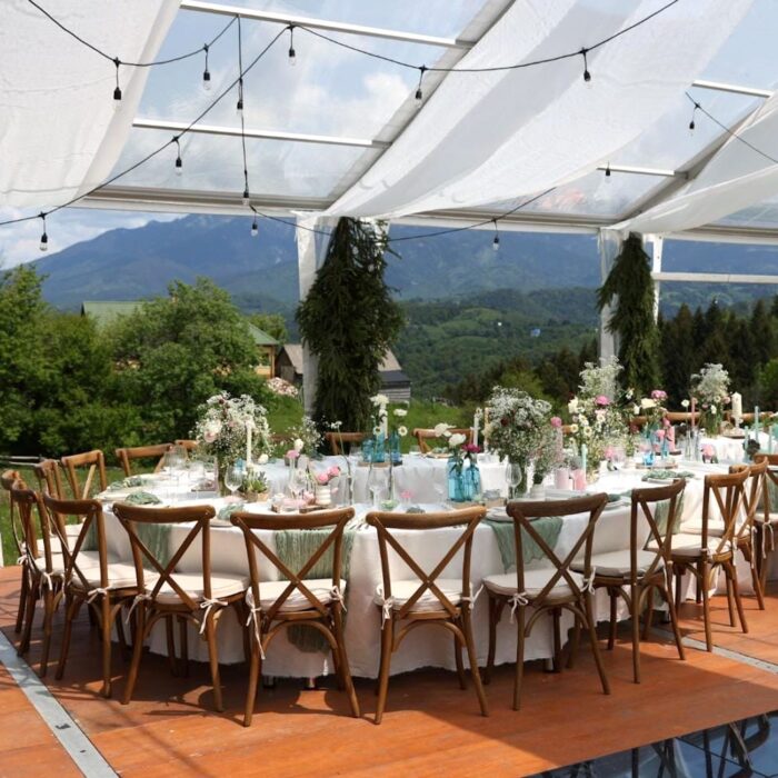 Fete de masa Albe pentru Evenimente