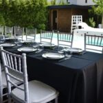 Fete de masa Negre pentru Evenimente