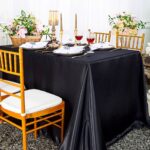 Fete de masa Negre pentru Evenimente