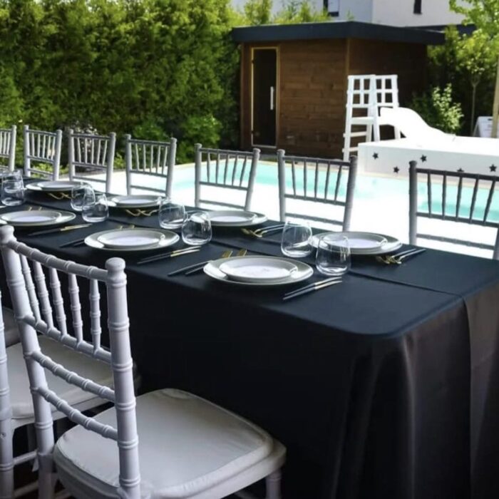 Fete de masa Negre pentru Evenimente