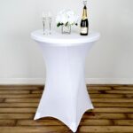 Husa Alba pentru Masa Cocktail