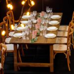 Masa lemn masiv dreptunghiulara Fermette low