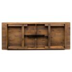 Masa lemn masiv dreptunghiulara Fermette low pliata