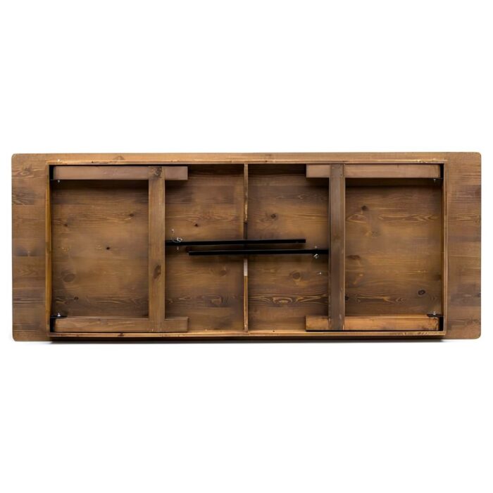 Masa lemn masiv dreptunghiulara Fermette low pliata