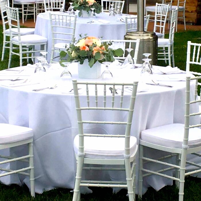 Scaun Evenimente CHIAVARI Alb