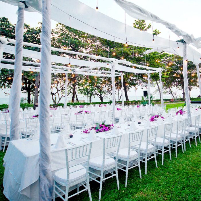 Scaun Evenimente CHIAVARI Alb