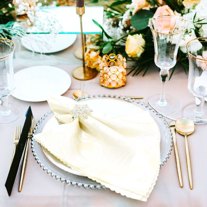 Servete de masa Ivoire pentru Evenimente