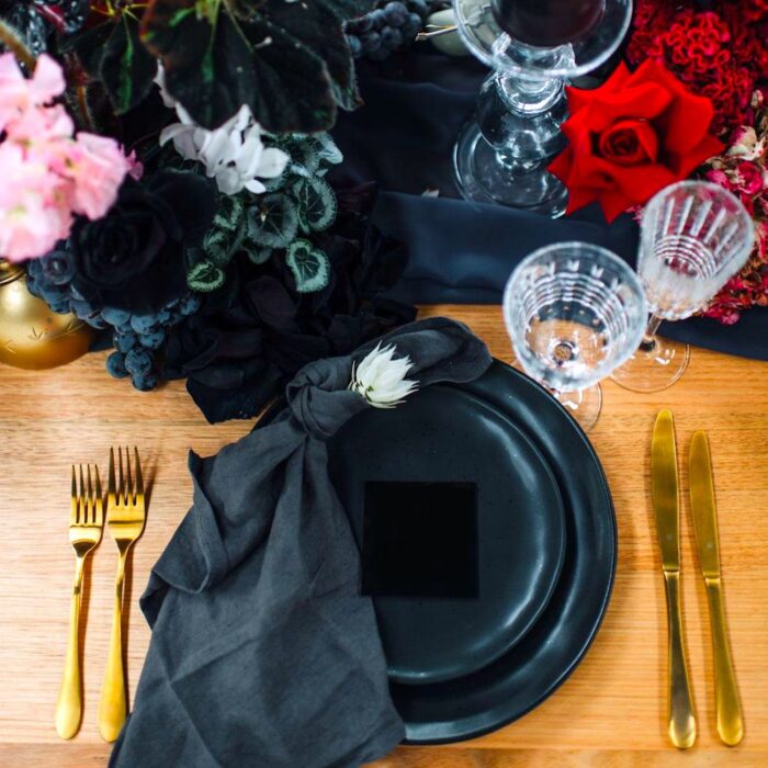 Servete de masa Negre pentru Evenimente