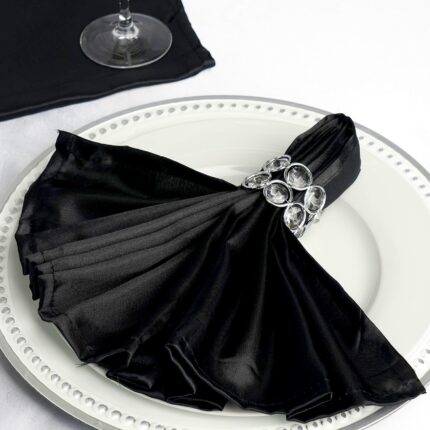 Servete de masa Negre pentru Evenimente