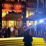 Stalpi delimitare cu cordon galbeni