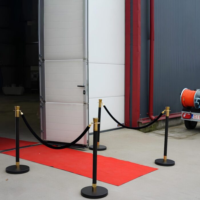 Stalpi inox cu cordon de catifea