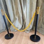 Stalpi inox cu cordon de catifea